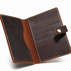 Slim Mens Small Bifold Travel Wallet billfold Wallet Passport Wallet for Men - iwalletsmen