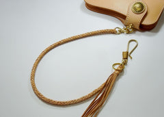 Leather Braided Biker Trucker Wallet Chain Hook for Chain Wallet Biker Wallet Trucker Wallet