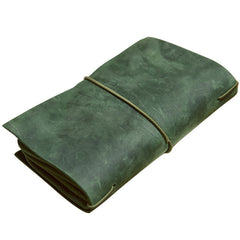 Cool Leather Canvas Mens Bifold Long Wallet Leather Long Wallet for Men - iwalletsmen