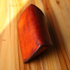 Handmade Mens Cool Leather Glasses Case Glasses Box Glasses Holder Eyeglass Case - iwalletsmen