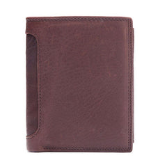 Vintage Leather Small Mens Wallet Bifold billfold Wallet for Men - iwalletsmen