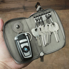 Cool Leather Aztec Designed Mens Car Key Key Wallet Small Key Holders for Men - iwalletsmen