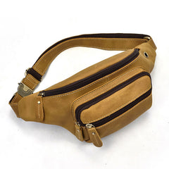 COOL LEATHER MENS FANNY PACK FOR MEN BUMBAG Vintage WAIST BAGS for Men - iwalletsmen