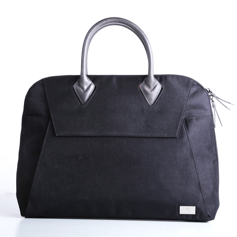 Fashion Canvas Men's 15.6‘’ Handbag Briefcase 13.3‘’ Business Laptop Briefcase For Men - iwalletsmen