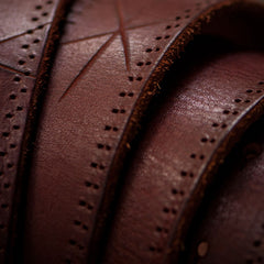 Handmade Genuine Leather Mens Belt Custom Cool Leather Men Black Belt for Men