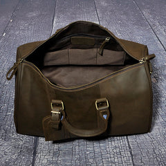 Leather Mens Weekender Bags Travel Bag Duffle Bag Shoulder Bags for Men - iwalletsmen