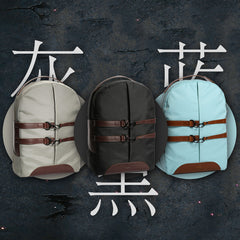 Fashion OXFORD CLOTH PVC Blue Men's Fashion Backpack Travel Backpack Computer Backpack For Men - iwalletsmen