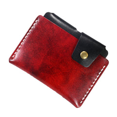 Handmade Leather Mens Cool Slim Leather Wallet Men Small Wallets Card Holders for Men - iwalletsmen