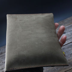 Handmade Vintage Mens Leather Clutch Wallet Cool Wristlet Wallet for Men - iwalletsmen