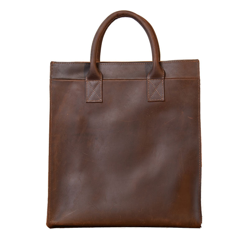 Genuine Leather Mens Cool Messenger Bag Handbag Briefcase Work Bag Bus ...