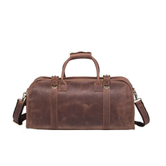 Cool Leather Mens Overnight Bags Weekender Bag Vintage Travel Bags Duffle Bag for Men - iwalletsmen