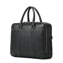 Handmade Leather Mens Cool Messenger Bag Work Bag Business Bag Briefcase Bag for men