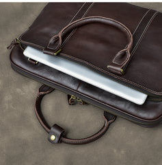Coffee Leather Mens 15
