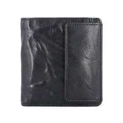 Leather Mens Front Pocket Wallet Small Wallet Slim Wallet Card Wallet for Men - iwalletsmen