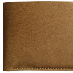 Handmade Leather Mens Cool Slim Leather Wallet Men billfold Wallets Bifold for Men