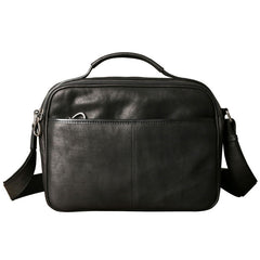 Genuine Leather Mens Cool Messenger Bag Briefcase Work Bag Business Bag for men
