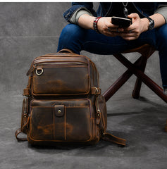 Brown Leather Mens 14