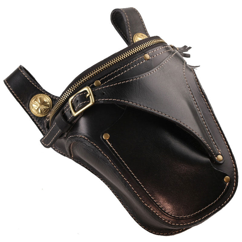 Leather Belt Pouch Mens Small Cases Waist Bag Hip Pack Belt Bag Fanny ...