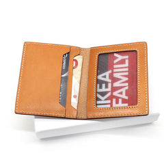Leather Mens Card Wallets Small Wallet Slim Wallet Front Pocket Wallet for Men - iwalletsmen