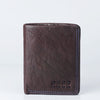 Genuine Leather Mens Cool Slim Leather Wallet Men Small Wallets Bifold for Men - iwalletsmen