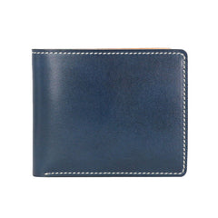 Leather Mens Small Wallet Slim Wallet Front Pocket Wallet Card Wallet for Men - iwalletsmen