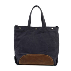 Mens Waxed Canvas Tote Purse Handbags Canvas Shoulder Bag for Men - iwalletsmen