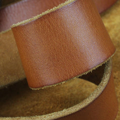 Handmade Genuine Leather Mens Leather Men Brown Belt for Men Cool Leather Belt
