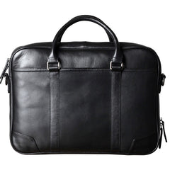 Genuine Leather Mens Cool Messenger Bag Briefcase Work Bag Business Bag for men