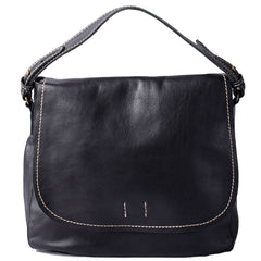 Genuine Leather Mens Cool Shoulder Bag Messenger Bag Chest Bag Bike Bag Cycling Bag for men