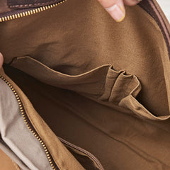 Mens Canvas Gray Cool Courier bag Messenger Bag Canvas Side Bag for Men - iwalletsmen