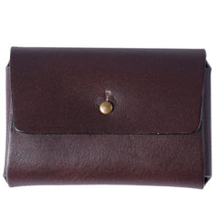 Handmade Leather Mens Cool Coin Change Leather Wallet Men Small Wallets Card for Men