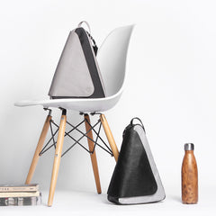 Cool OXFORD CLOTH PVC Men's Sling Bag Triangular One Shoulder Backpack Chest Bag For Men - iwalletsmen