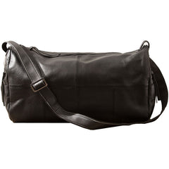 Cool Black Leather Mens Weekender Bag Travel Bags Shoulder Bags for men - iwalletsmen