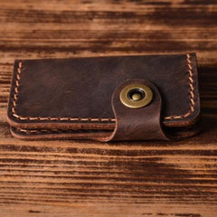 Handmade Leather Mens Cool Key Wallet Key Holder Car Key Case for Men