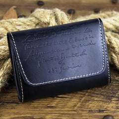 Vintage Women Men Leather Card Wallet Coin Purse Organ Coin Pouch Change Holder for Men and Women - iwalletsmen