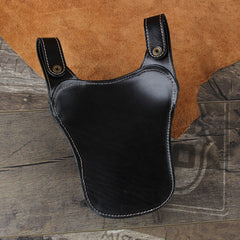 Leather Belt Pouch Mens Small Cases Waist Bag Hip Pack Belt Bag Fanny Pack Bumbag for Men