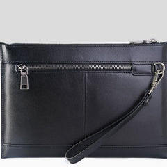 Handmade Leather Mens Cool Embroidery Wallet Zipper Clutch Wristlet Wallet for Men - iwalletsmen