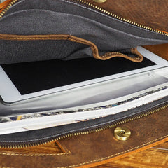 Cool Leather Mens Leather Large Clutch Wristlet Bag Shoulder Bag Side Bag for Men - iwalletsmen