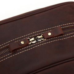 Cool Leather Mens Work Clutch Bag Wristlet Bag Clutch Handbag For Men - iwalletsmen