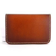 Cool Leather Mens Card Wallet Front Pocket Wallets Small Change Wallet for Men - iwalletsmen