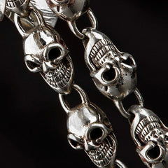 wallet and chain mens Skull Wallet Chain Gold Wallet Chain Brass Wallet Chain Chain for Pants Wallet Skull Chain