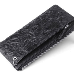 Handmade Leather Mens Cool Long Leather Wallet Detachable Clutch Wallet for Men