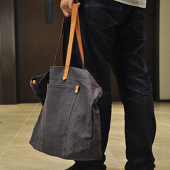 Simple Canvas Mens Womens Tote Shoulder Bags Messenger Handbag Camel Tote Side Bag For Men and Women - iwalletsmen