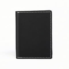 Casual Mens Black billfold Card License Wallet Brown Bifold Card Wallet Card Holder For Men - iwalletsmen