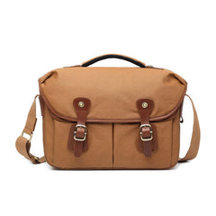 Mens Canvas Camera Messenger Bags Side Bag Courier Bag Camera Shoulder Bag for Men - iwalletsmen