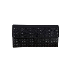 Genuine Leather Mens Cool Long Leather Wallet Zipper Clutch Wristlet Wallet for Men
