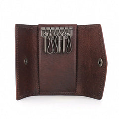 Cool Leather Mens Key Wallet Car Keys Holder Car Keys Case for Men - iwalletsmen