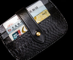 Handmade Leather Mens Cool billfold Wallet Card Holder Small Card Slim Wallets for Men