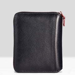 Handmade Leather Mens Cool Long Leather Wallet Bifold Clutch Wallet for Men - iwalletsmen