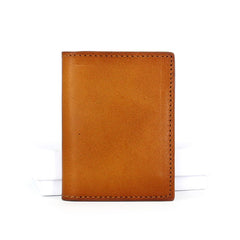 Leather Mens Front Pocket Wallet Small Card Wallet Change Wallets for Men - iwalletsmen
